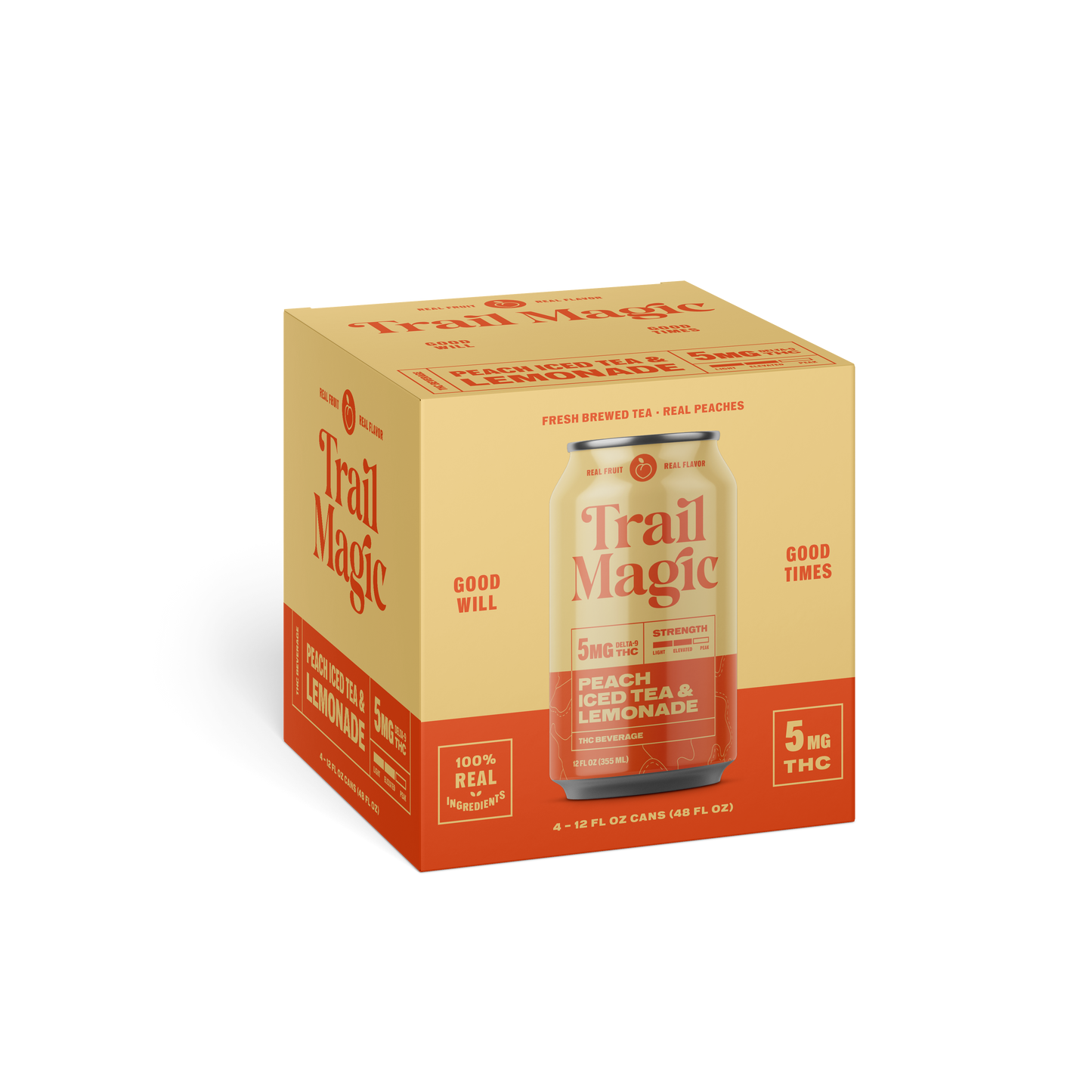 Peach Iced Tea and Lemonade (4 pack)